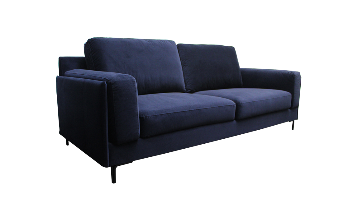 Aubyn 3-Seater Sofa - Dark Blue