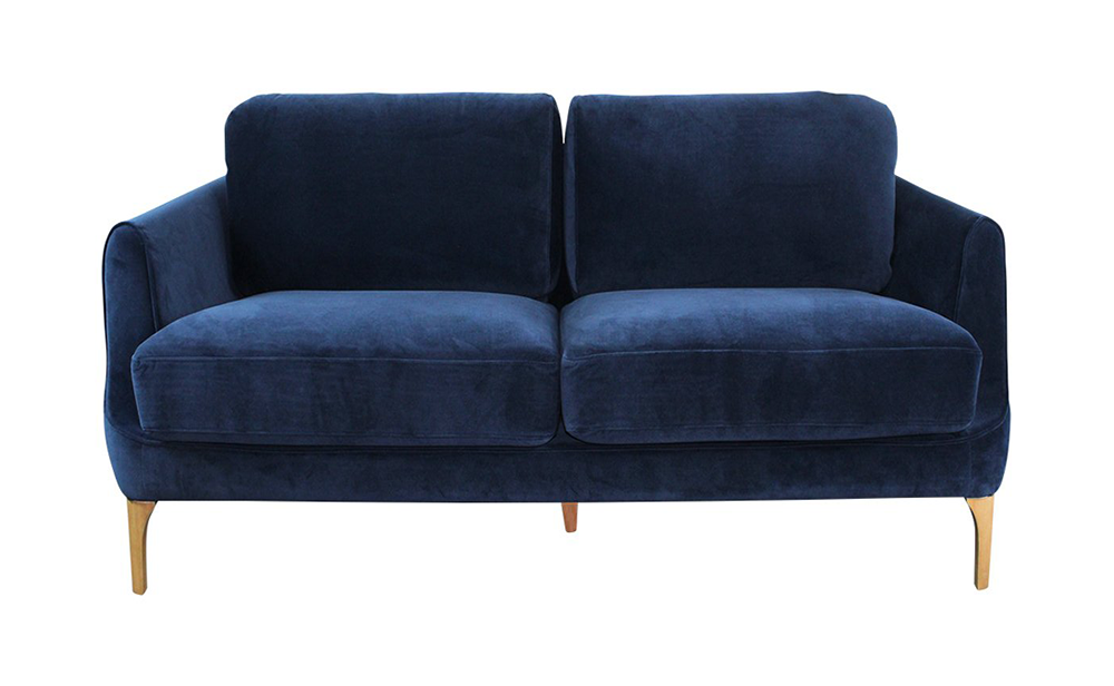 Gustav 2-Seater Sofa - Dark Blue