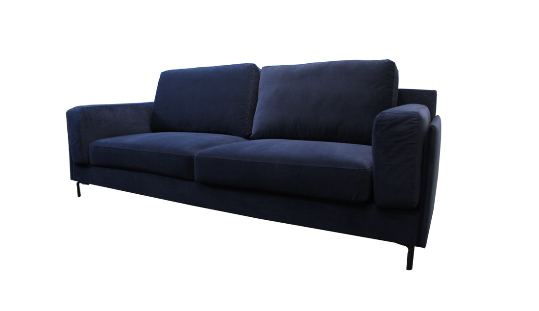 Aubyn 3-Seater Sofa - Dark Blue