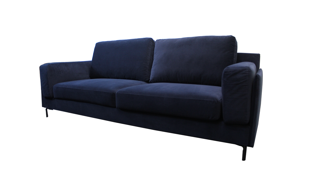 Aubyn 3-Seater Sofa - Dark Blue